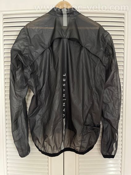 Coupe vent Van Rysel, veste de pluie Homme RCR Ultralight noir - 3