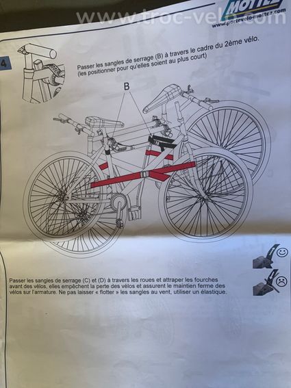 Porte vélos MOTTEZ 2 vélos  - 2