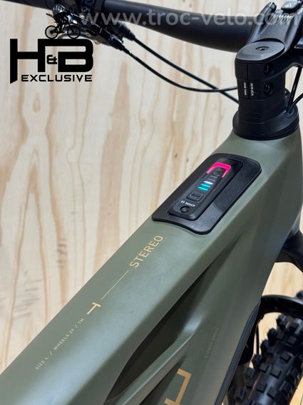 Cube Stereo Hybrid ONE44 HPC TM 800 Carbon 29 pouces VTT électrique Sram GX AXS 2025 - 9
