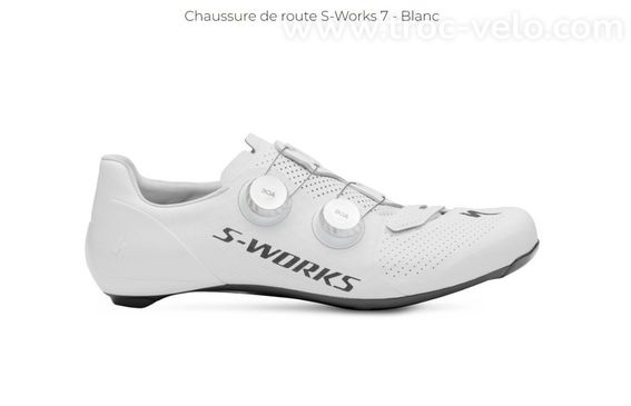 Vends Chaussures Route SPECIALIZED S-WORKS 7 - White. - 2