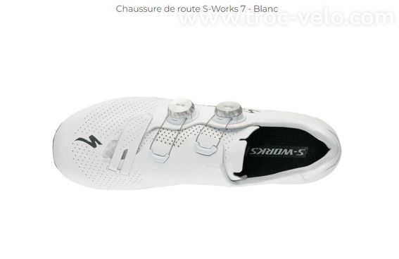 Vends Chaussures Route SPECIALIZED S-WORKS 7 - White. - 3