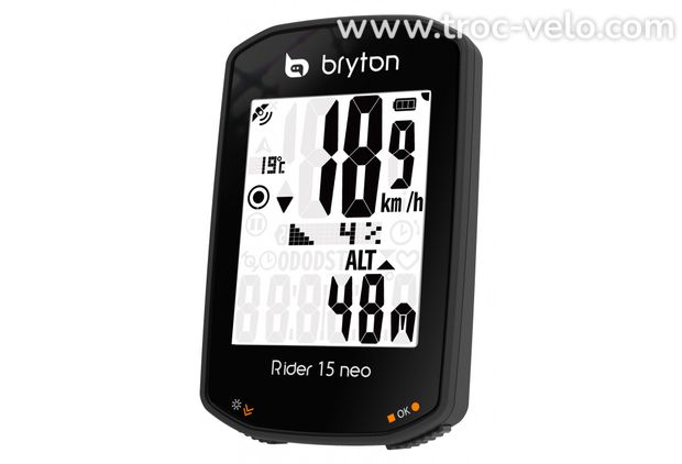 Compteur GPS BRYTON Rider 15 NEO - E* (*sans capteur) - 3