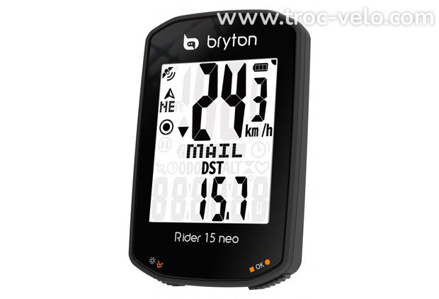 Compteur GPS BRYTON Rider 15 NEO - E* (*sans capteur) - 4