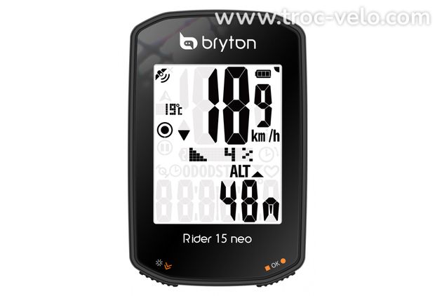 Compteur GPS BRYTON Rider 15 NEO - E* (*sans capteur) - 5