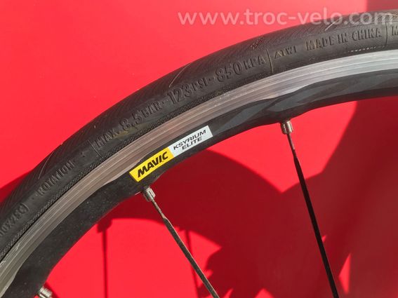 Scott CR1 Comp XL carbone – Mavic Ksyrium – transmission neuve – pédales TIME – Bicycode - 3