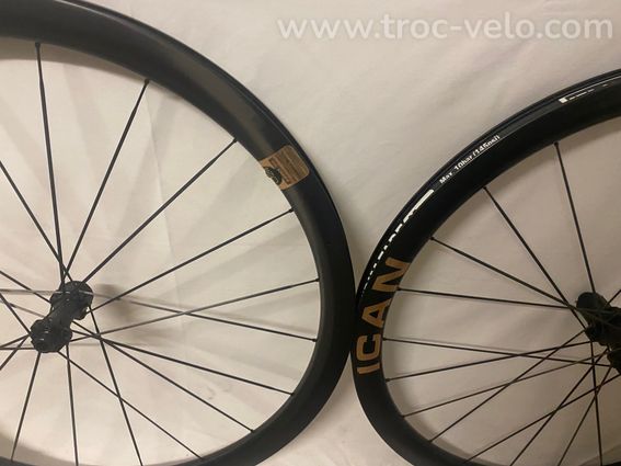 Paire de roues ican aero 38mm - 2