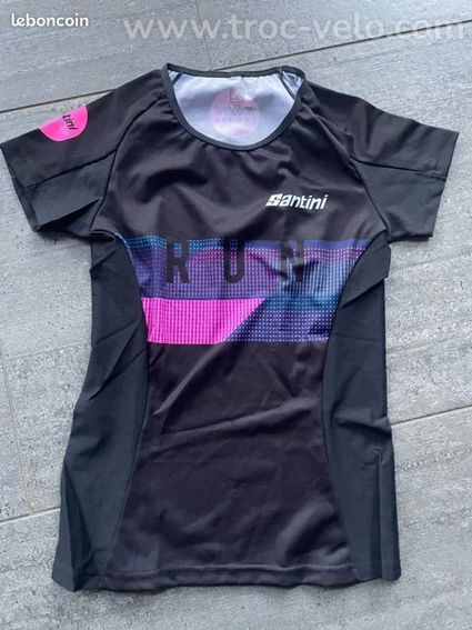 Maillot Santini manche courte Run Femme T:XS neuf - 2