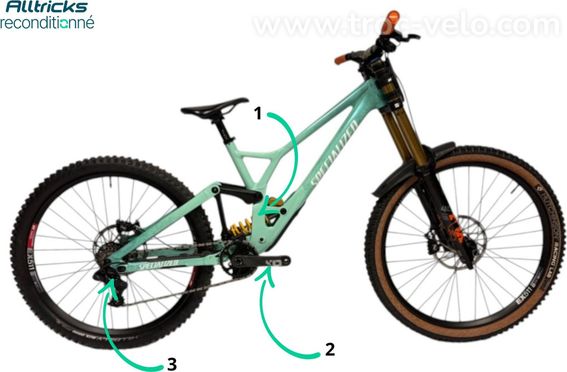 Vtt Tout Suspendu Specialized Demo Race Sram Gx 7v 29 27 5 T L 173 193cm Produit Reconditionne - 6