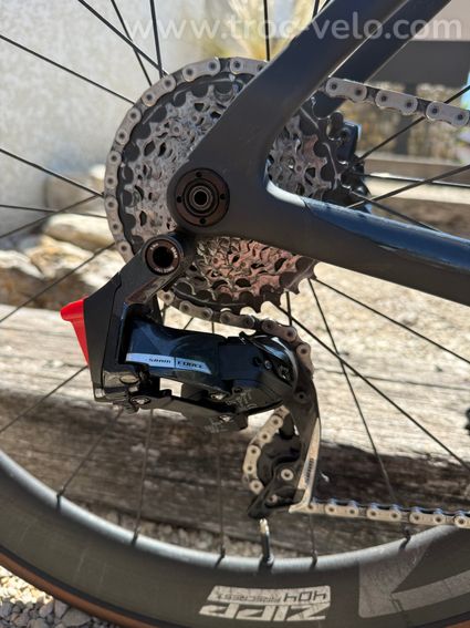 Van Rysel RCR 2023 XL – SRAM Force AXS – Zipp 404 Firecrest carbone – 7000 km - 5