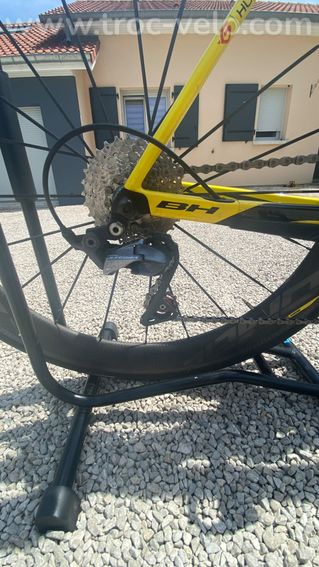 Vélo route BH Ultralight Evo Direct Énergie, Ultegra 11v, Rotor, roues Mavic Comete – taille M - 8