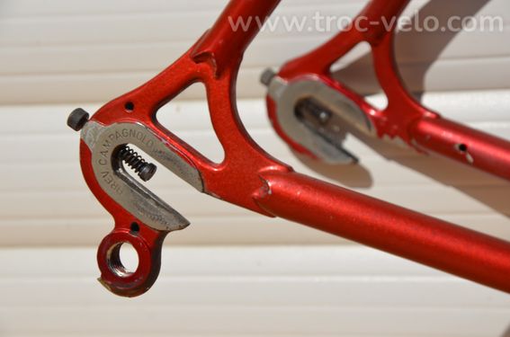 Cadre et fourche de vélo de course français Helyett Spéciale vintage en acier Reynolds 531 - 5