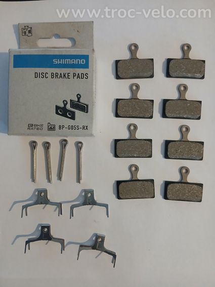 Lot 4 paires de plaquettes SHIMANO BP-G05S-RX résine - 4