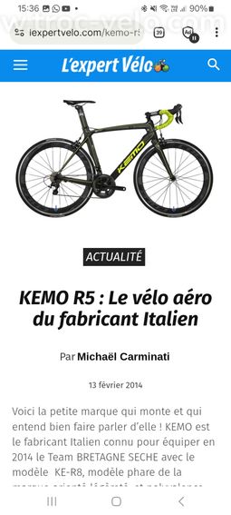 Vélo Route KEMO KR5 Taille L - 5