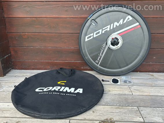 Roue CORIMA Paraculaire comme neuve WS TT DX_Roulements céramique_Pneu - 2