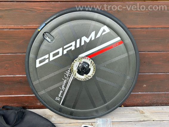 Roue CORIMA Paraculaire comme neuve WS TT DX_Roulements céramique_Pneu - 4