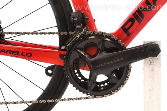 Produit Reconditionne    Pinarello Prince Disk Di2 12v    Rouge   Velo De Route   Tres Bon Etat - 4