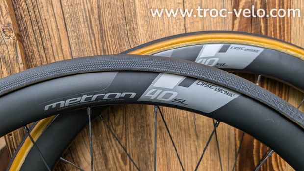 Roues Carbon Disc Vision Metron 40 SL Boyaux - 2