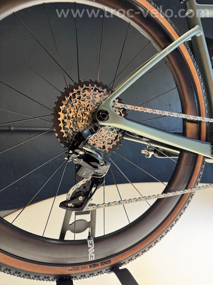 Vélo Gravel Enve Mog 52 Sram Force AXS 1x roues Foundation 45 couleur Topo Green - 6
