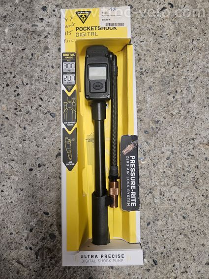 Pompe HP Topeak pocket shock digital