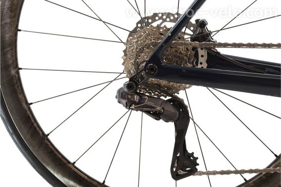 Produit Reconditionne Scott Addict 20 Di2 12v Bleu Velo De Route Tres Bon Etat - 3