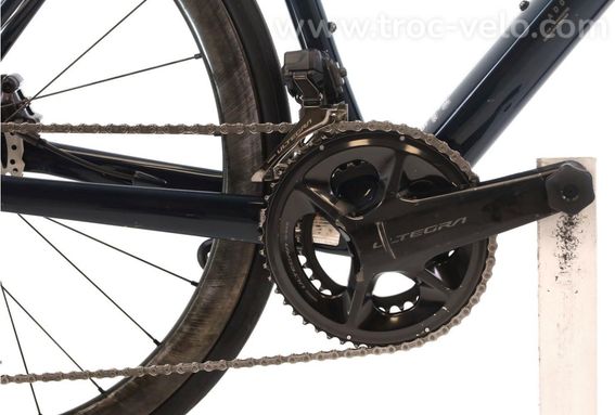 Produit Reconditionne Scott Addict 20 Di2 12v Bleu Velo De Route Tres Bon Etat - 4
