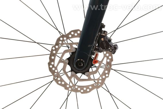 Produit Reconditionne Scott Addict 20 Di2 12v Bleu Velo De Route Tres Bon Etat - 7