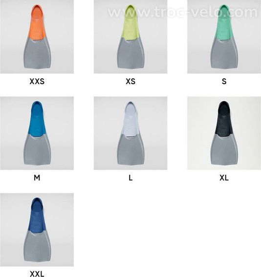Paire De Palmes Speedo Long Blade Fin Multicolore T 36 37   Produit Reconditionne - 2