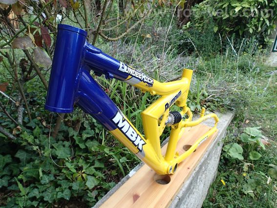 Cadre MBK suspendu en Alu VTT enfant avec amortisseur - 4