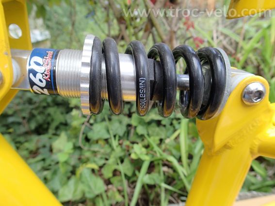 Cadre MBK suspendu en Alu VTT enfant avec amortisseur - 5