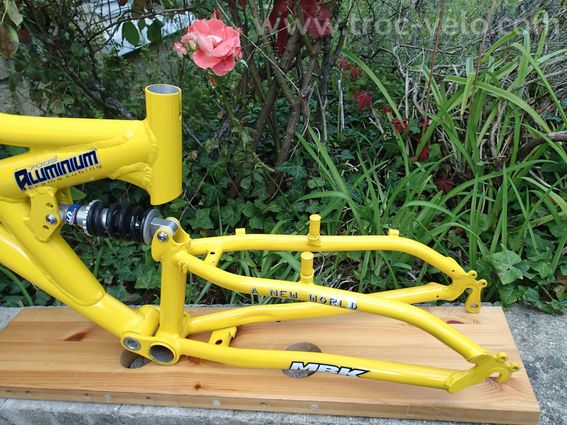 Cadre MBK suspendu en Alu VTT enfant avec amortisseur - 6