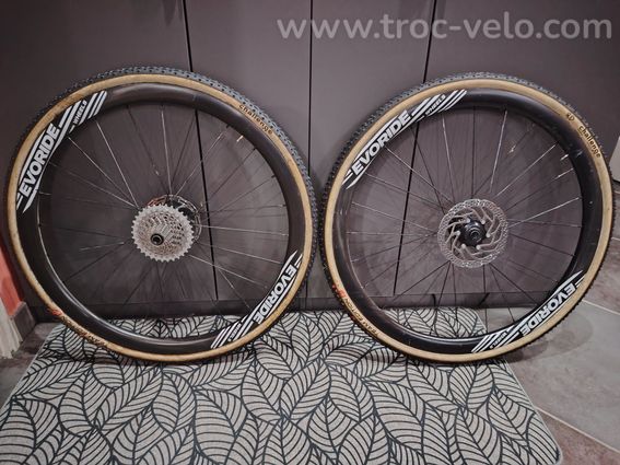 Paire de roues evoride à boyaux