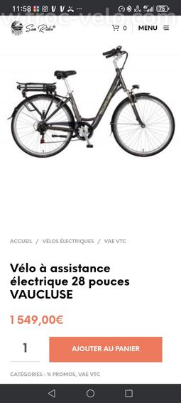 Vélo assistance électrique Descheemaeker.fr batterie neuve - 9