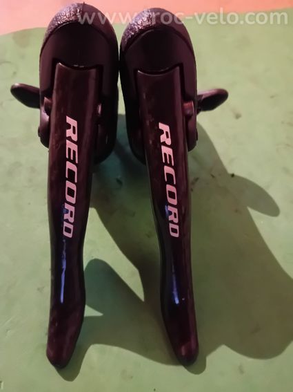 Manettes changement de vitesses campagnolo record 10v. - 2