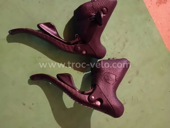 Manettes Campagnolo Record 10v – Compatibles Double Et Triple Plateau