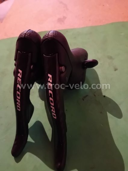 Manettes Campagnolo Record 10v – Changement De Vitesses – Compatibles Double Et Triple – Occasion