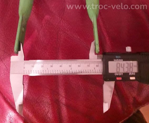 Fourche vélo 16" pouces verte avec son jeu de direction 1" pouce en Bé - 2