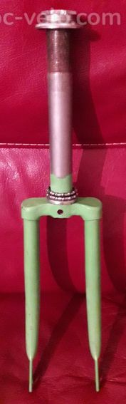 Fourche vélo 16" pouces verte avec son jeu de direction 1" pouce en Bé - 5