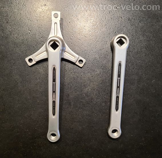 Rare pédalier pro Vintage Specialité TA 175 3 branches jamais monté sur vélo