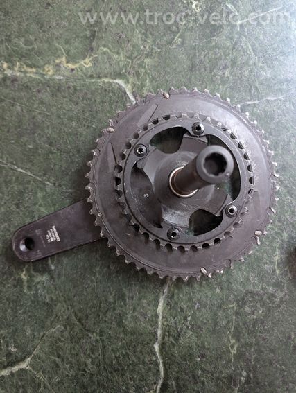 Pédalier Shimano Ultegra R8100 175 mm 50/34 avec capteur de puissance Inpeak - 4