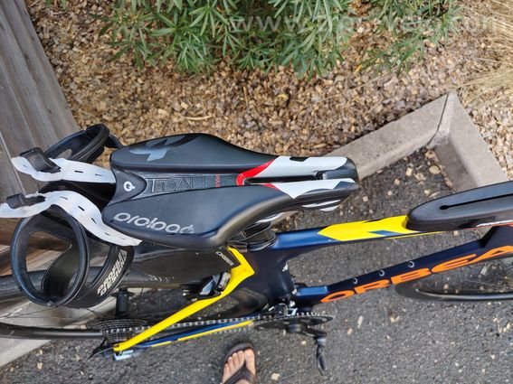 Orbea ORDU M20 taille S orange et bleu - 9