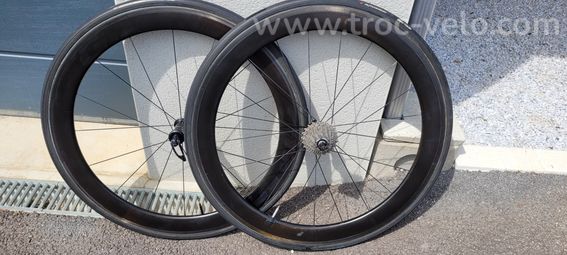 Paire de roues carbone GIANT SLR0 boyaux - 3