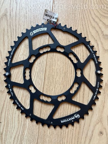 Plateau rotor Qrings 53 ou 50 ovales neuf entraxe 110 - 3