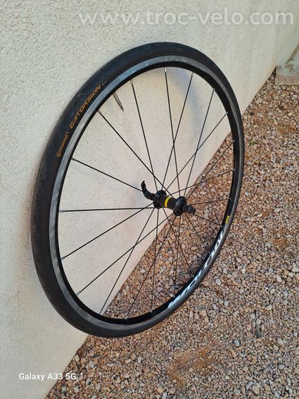 Roue avant Mavic Ksyrium a pneu - 3