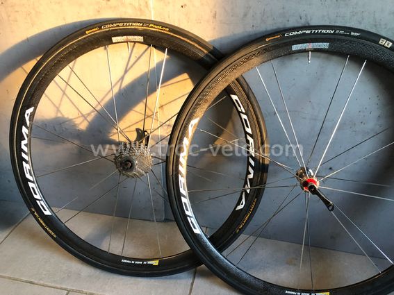 Roue Arrière Carbone Corima 32 WS+ – 28 Pouces – Frein Jante – Occasion