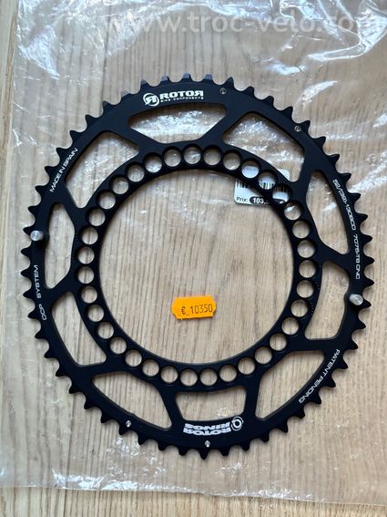 Plateau rotor Qrings ovale 52 neuf entraxe 130