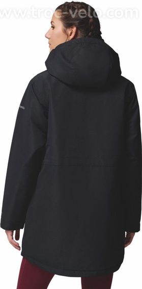 Parka Impermeable A Capuche Femme Columbia Pulaski Noir T L Produit Reconditionne - 2