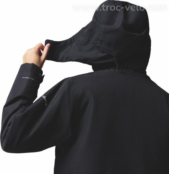 Parka Impermeable A Capuche Femme Columbia Pulaski Noir T L Produit Reconditionne - 10