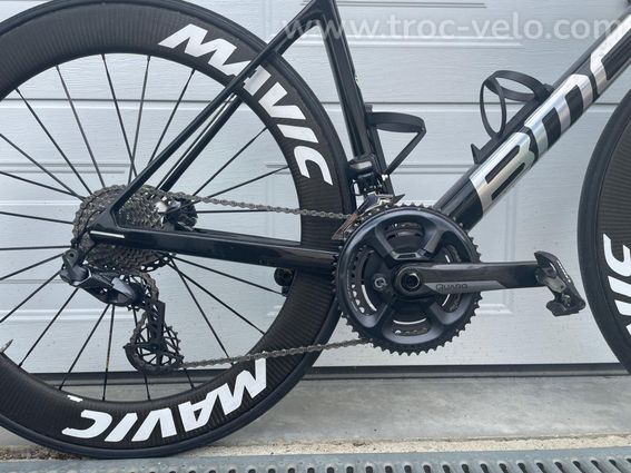 BMC SLR One, roues mavic carbone, ultegra di2, capteur de puissance - 4