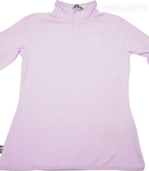 Polaire Femme The North Face 100 Glacier 1 4 Zip Rose T S   Produit Reconditionne - 4