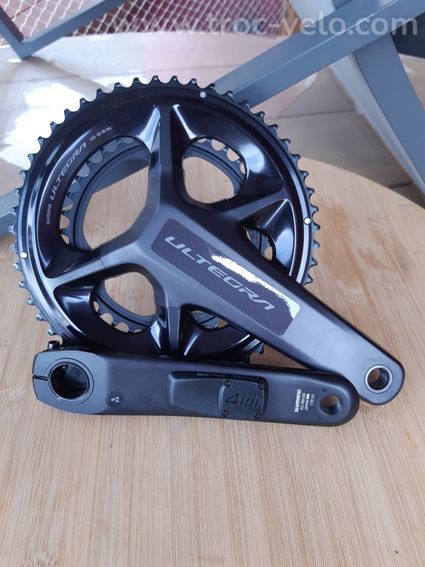 Pédalier 12V SHIMANO ULTEGRA R8100 4iiii Capteur de puissance PRECISION 3+ simple manivelle gauche - 3
